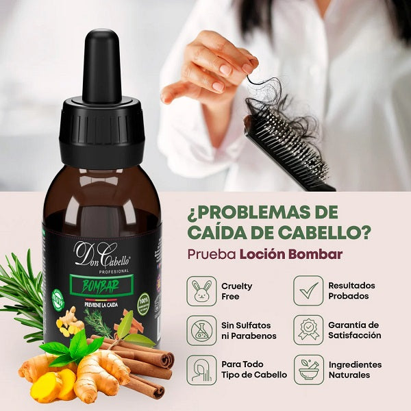 LOCIÓN CAPILAR - FORTALECE CABELLO Y ESTIMULA CRECIMIENTO